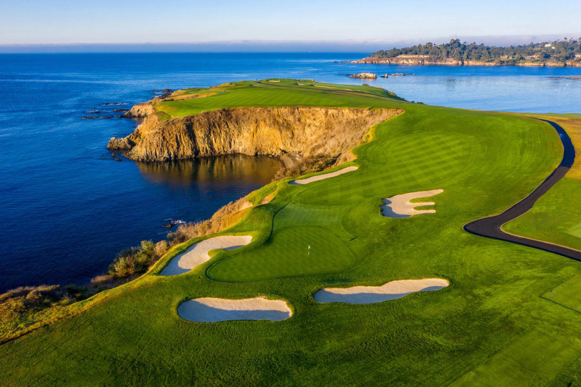 Pacific Ocean coastline at Pebble Beach